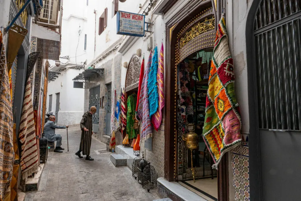 Ancient streets of Tangier medina