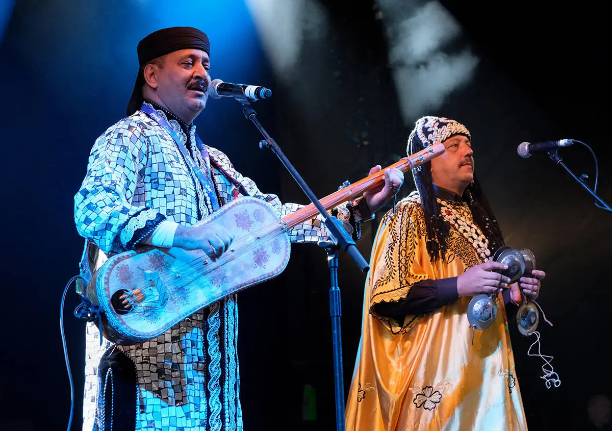 Hamid Playing Guembri