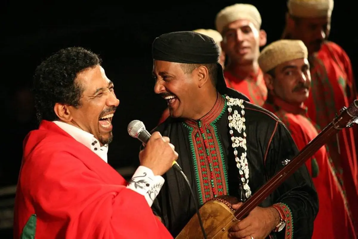 Hamid Playing Guembri