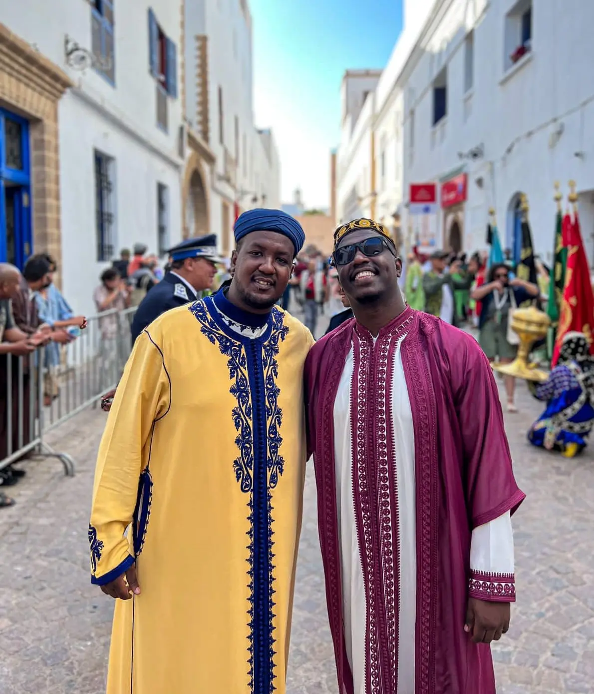 Hamza Guinea with his brother Houssam — the third generation carrying the Guinea flame