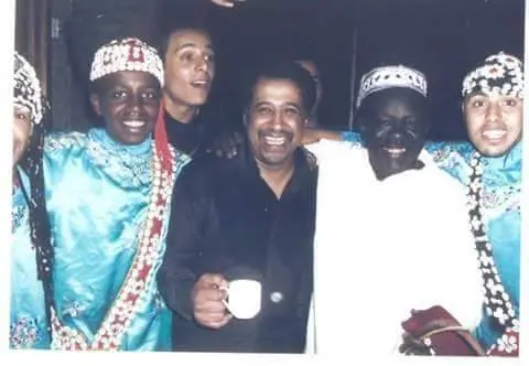Young Houssam with family