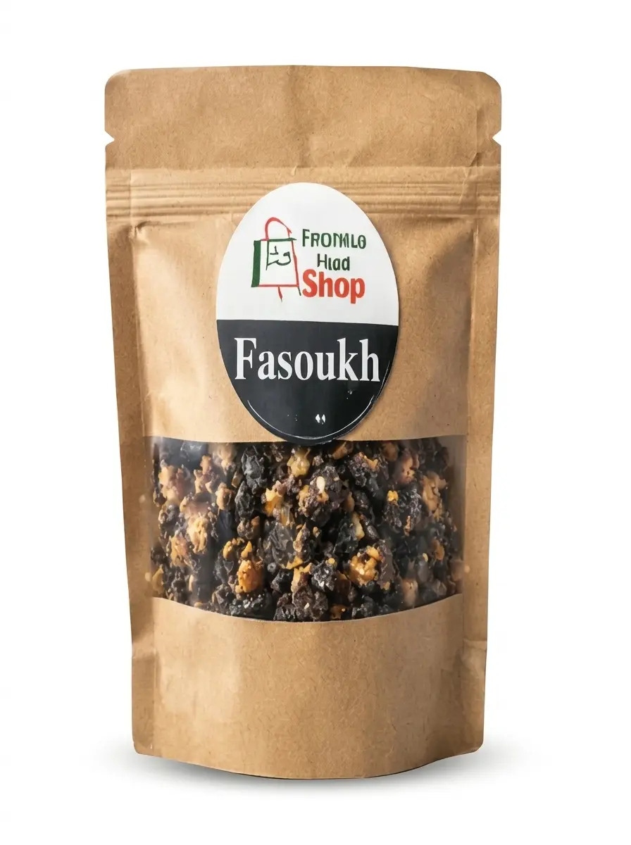 Premium white fassoukh incense resin Moroccan frankincense bakhoor