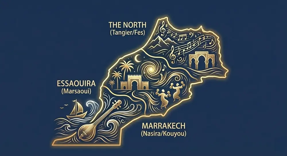 Gnawa Schools: The Distinct Sounds of Essaouira, Marrakech & The North