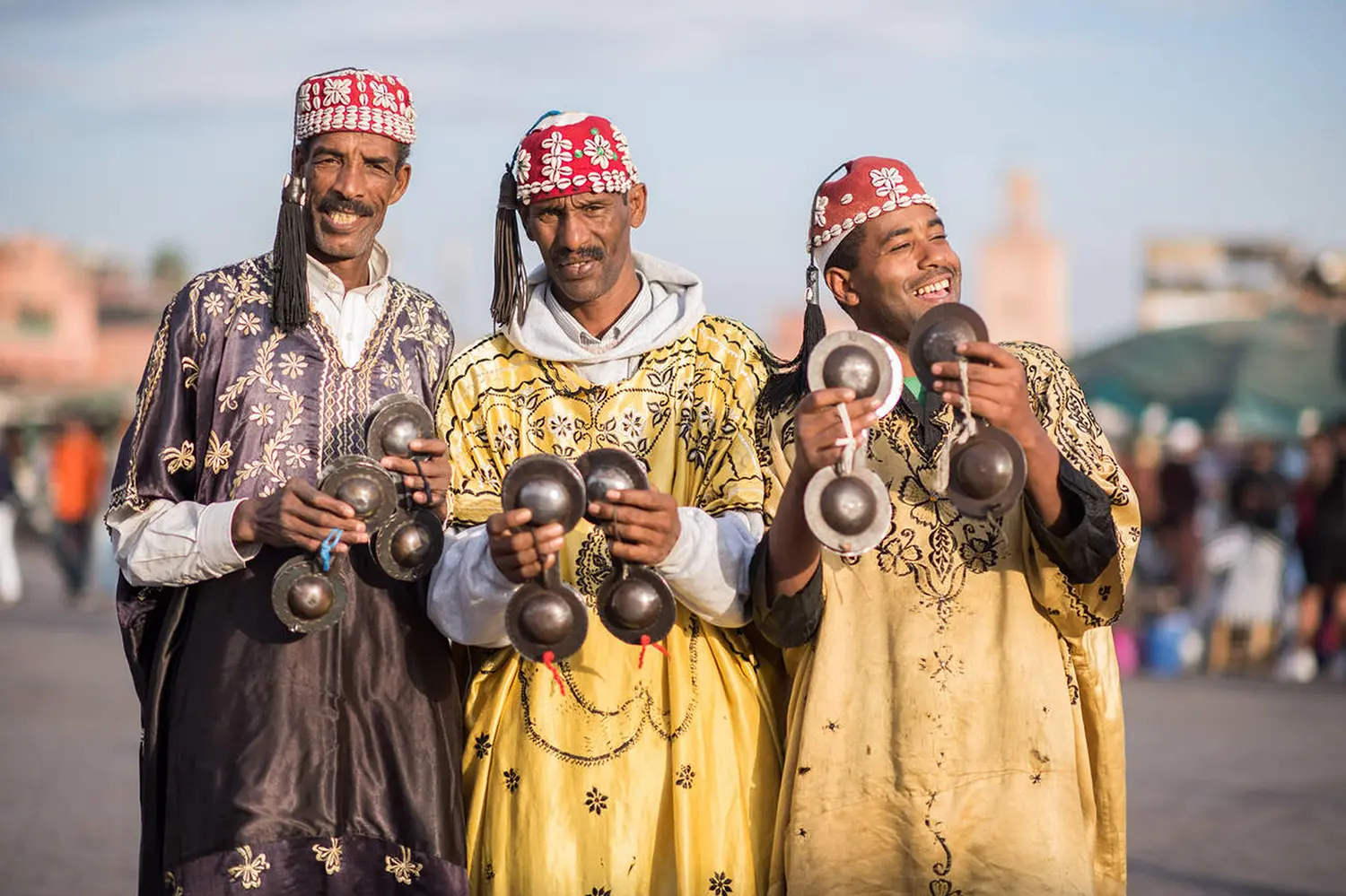 Map of Gnawa regional styles in Morocco