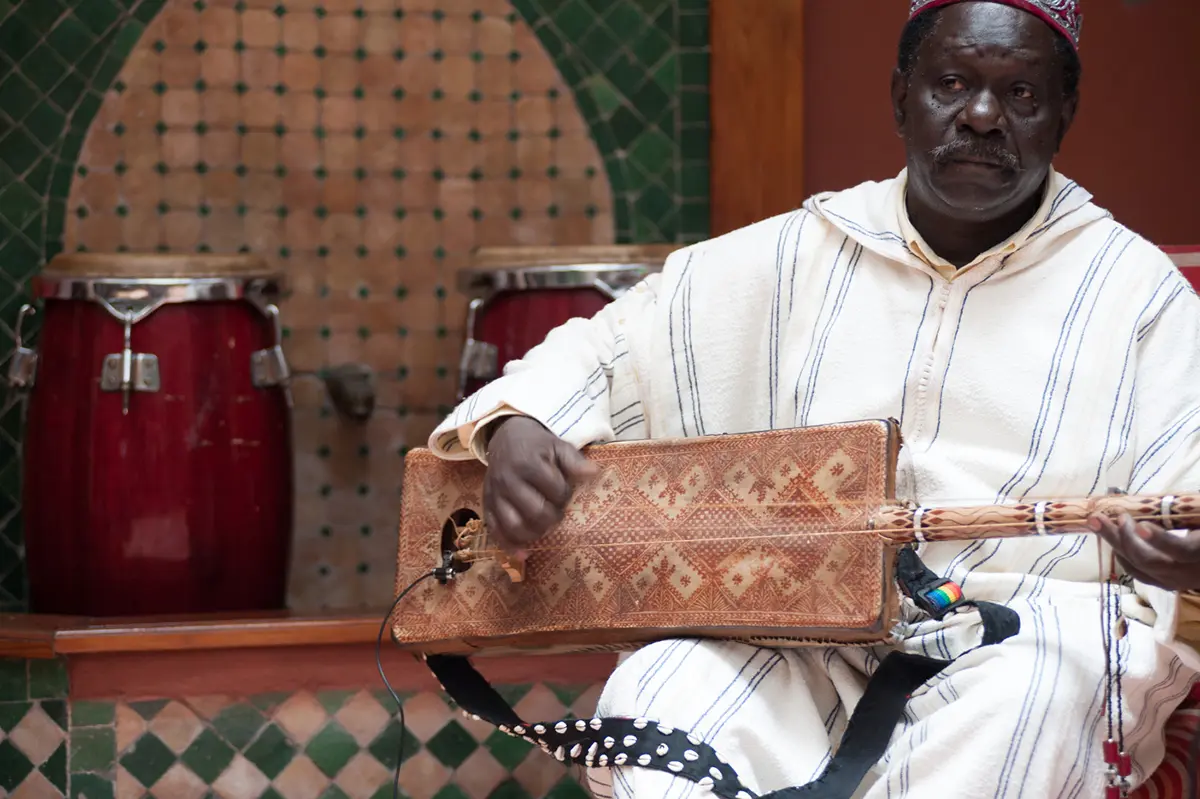 Gnawa Lila ceremony in progress