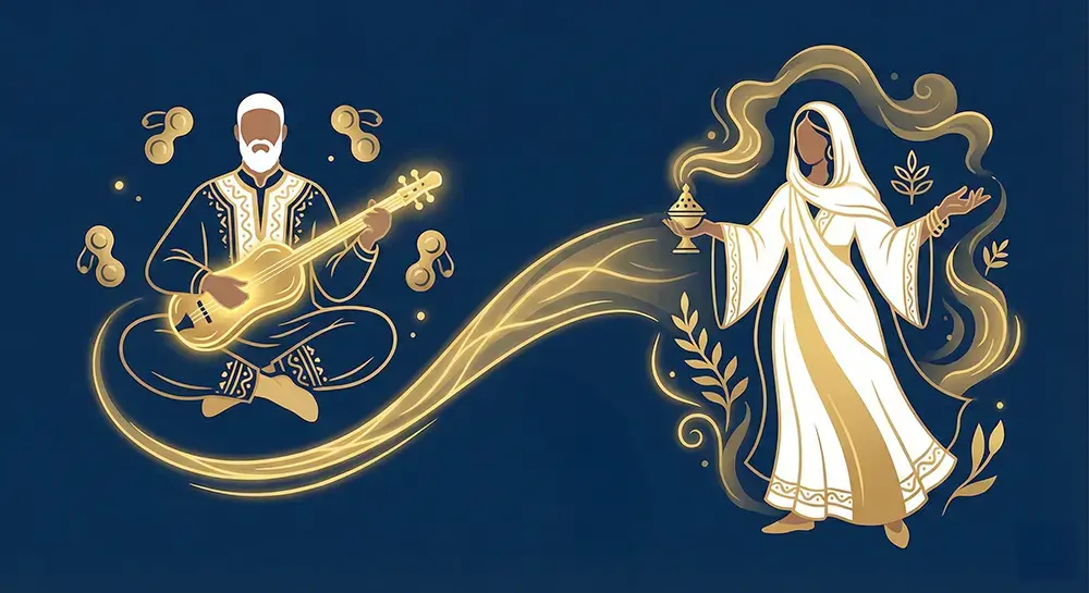 The Maâlem & The Moqaddema: Gnawa's Sacred Partnership